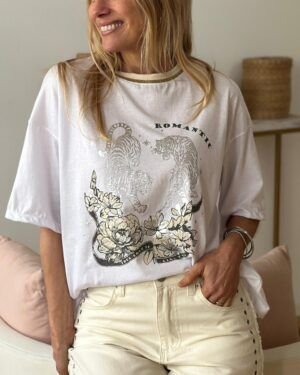 Remera Tigre Plateado - Imagen 3