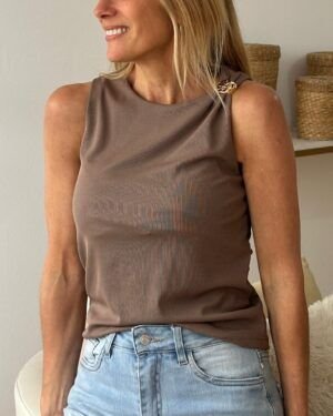 Musculosa Neka Dorado - Imagen 4